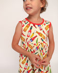 Hot Sauce Bamboo Tiered Twirl Dress - with Pockets