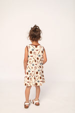 Load image into Gallery viewer, Baseball Bamboo Tiered Twirl Dress - with Pockets
