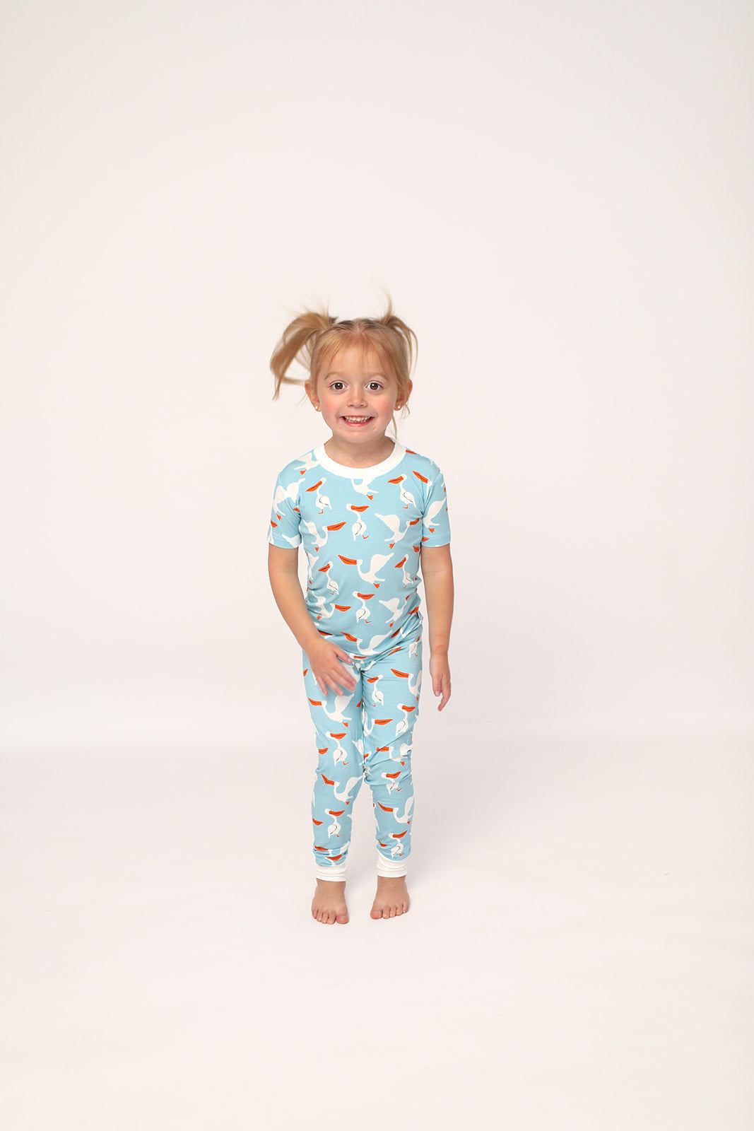 Pelican Short Sleeve 2 Piece Bamboo Pajama Set