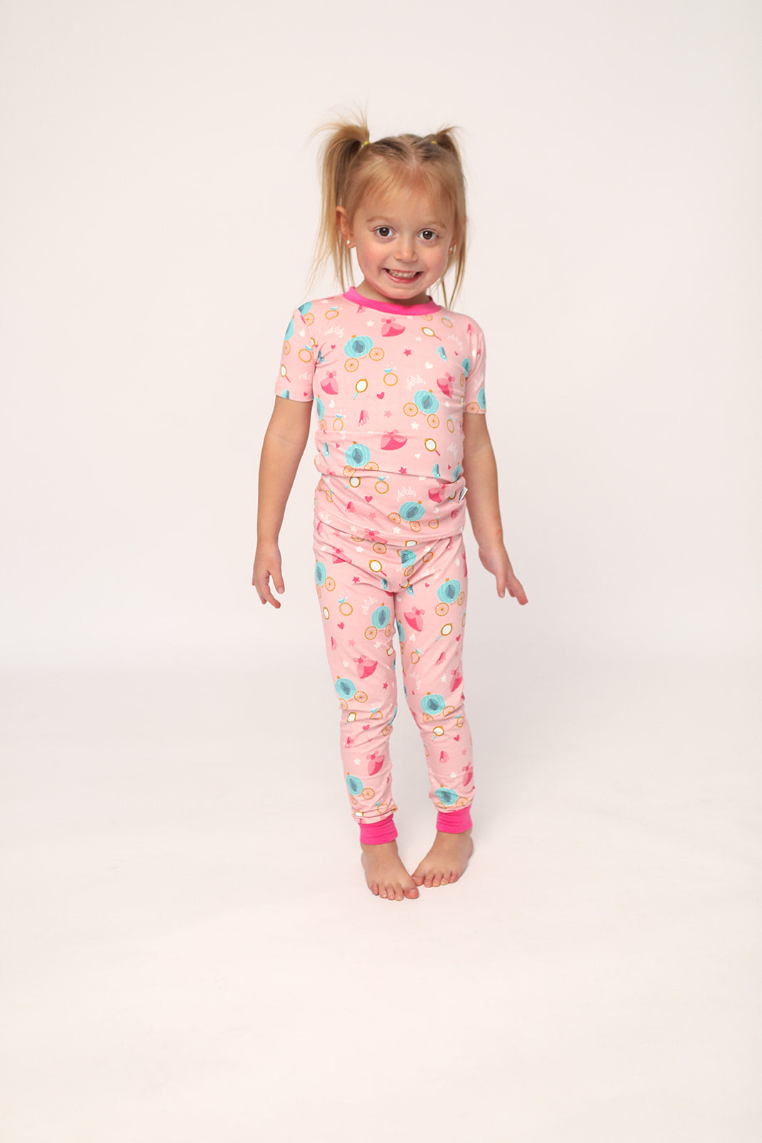 Princesses 2 Piece Bamboo Pajama Set