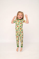 Load image into Gallery viewer, Jungle 2 Piece Bamboo Pajama Set
