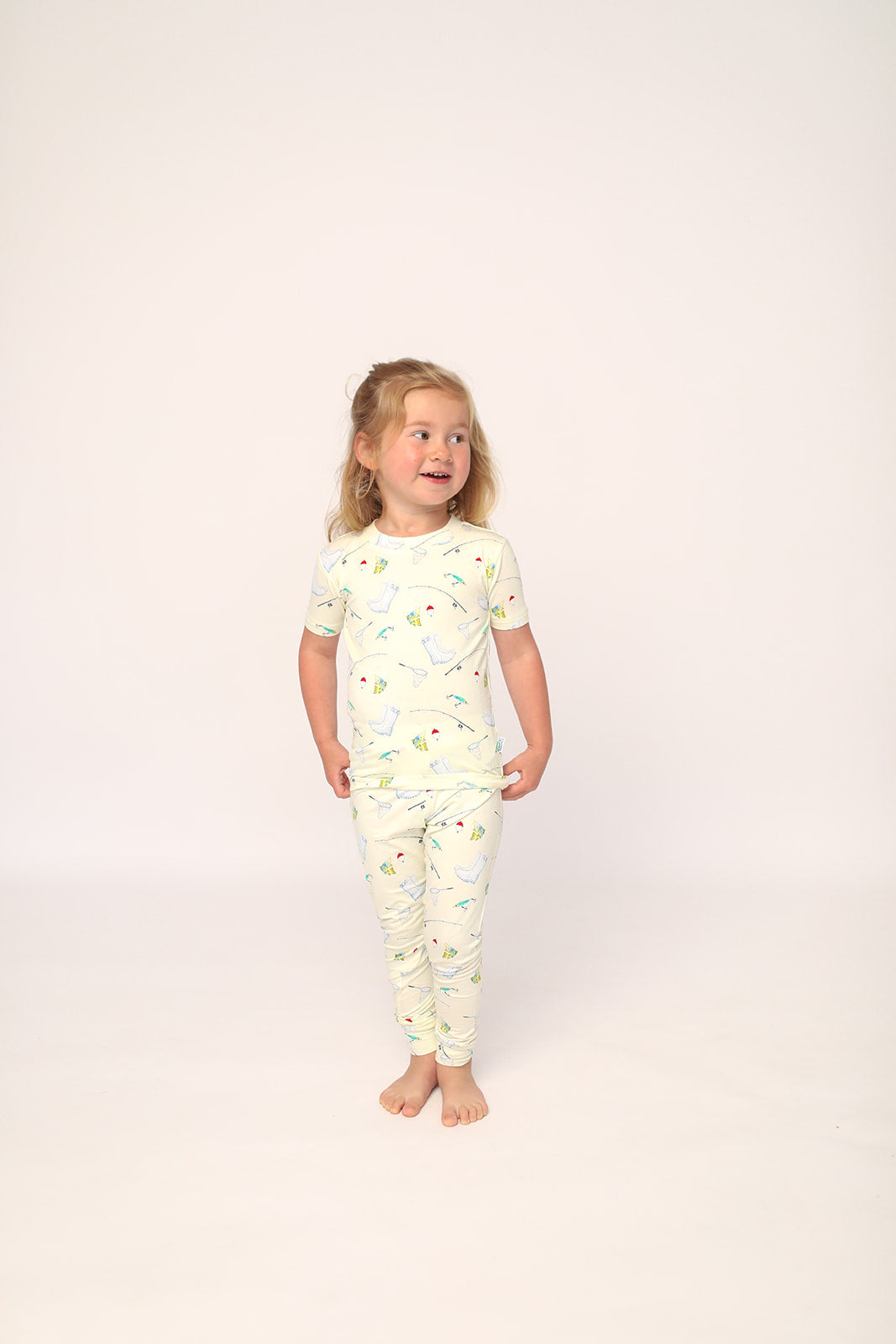 Fishing 2 Piece Bamboo Pajama Set