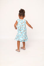 Load image into Gallery viewer, Pelican Bamboo Tiered Twirl Dress - with Pockets
