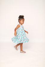 Load image into Gallery viewer, Pelican Bamboo Tiered Twirl Dress - with Pockets
