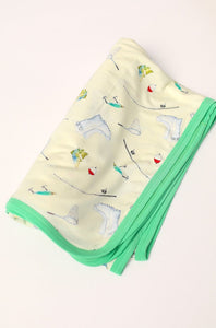 Fishing Bamboo Swaddle Blanket