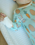 Blue Bunny Bamboo Knotted Gown