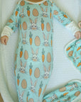 Blue Bunny Bamboo Knotted Gown