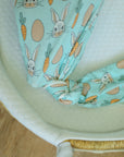 Blue Bunny Bamboo Knotted Gown