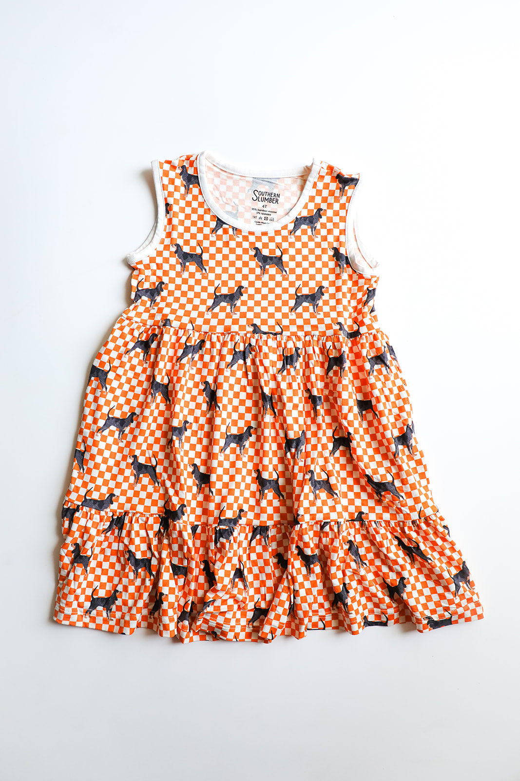 Coonhound Bamboo Tiered Twirl Dress - with Pockets