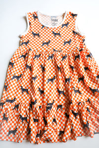 Coonhound Bamboo Tiered Twirl Dress - with Pockets