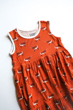 Load image into Gallery viewer, Longhorn Bamboo Tiered Twirl Dress - with Pockets
