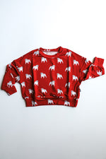 Load image into Gallery viewer, Red Bulldog Bamboo Sweatshirt
