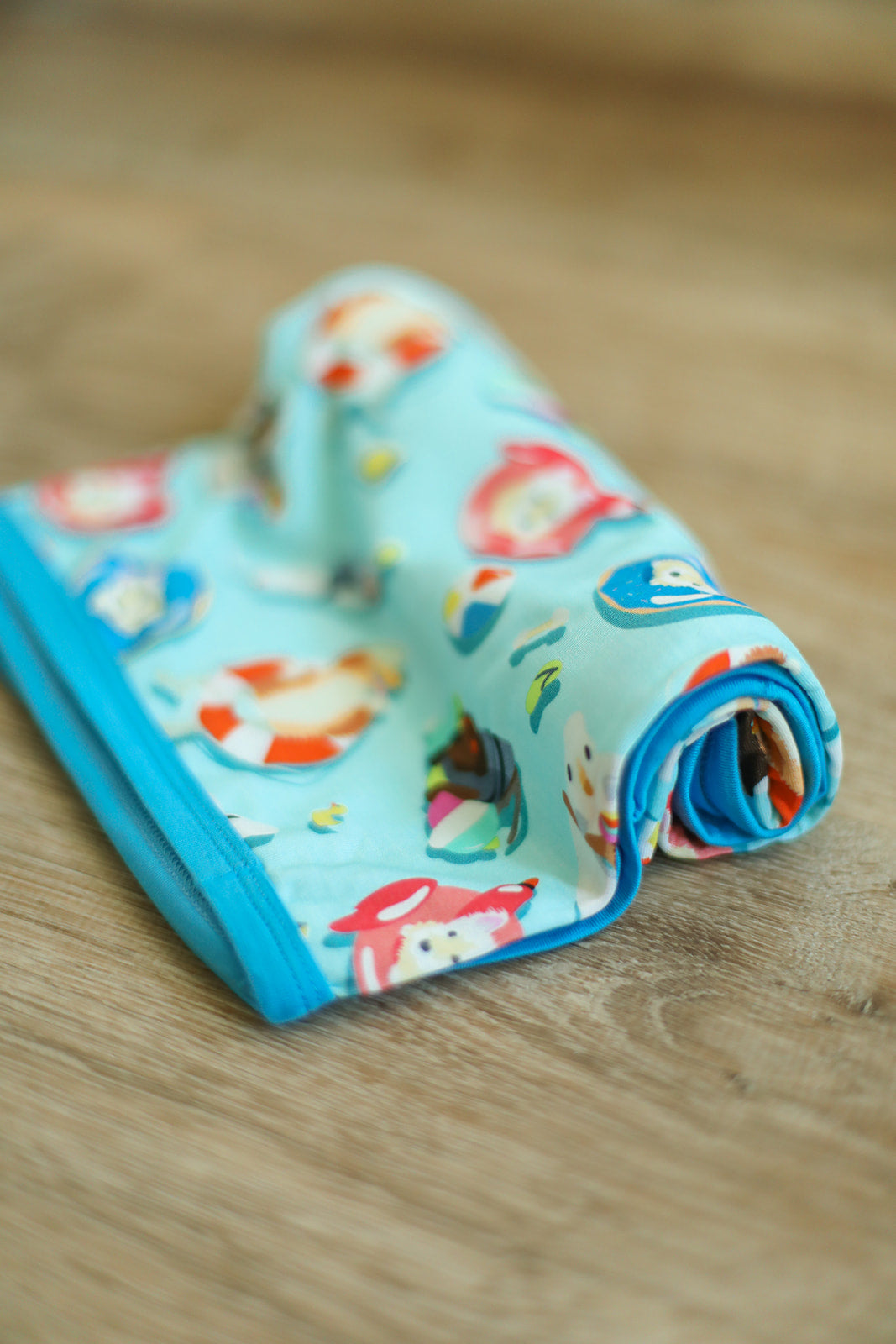 Pool Dogs Bamboo Swaddle Blanket