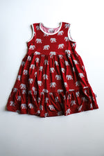 Load image into Gallery viewer, Elephant Bamboo Tiered Twirl Dress - with Pockets
