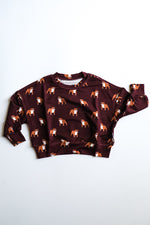 Load image into Gallery viewer, Maroon Bulldog Bamboo Sweatshirt
