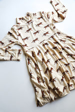 Load image into Gallery viewer, Tiger Bamboo Turtleneck Twirl Dress
