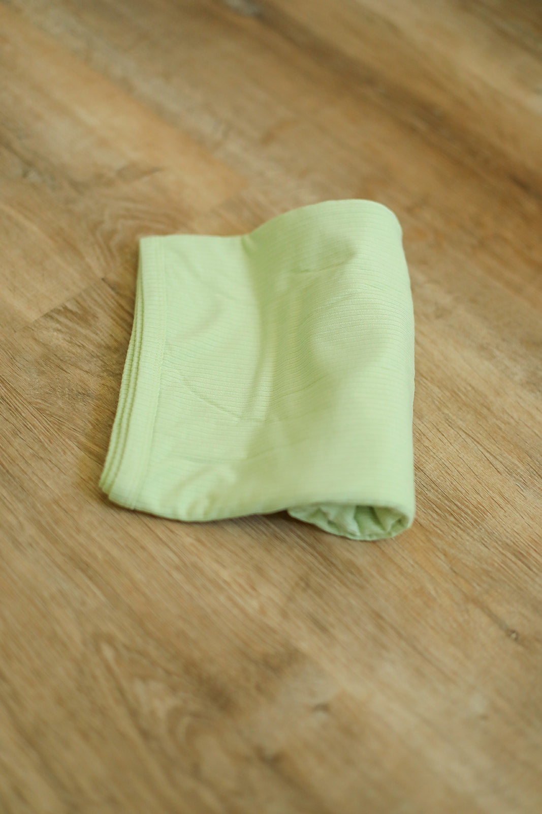 Keylime Ribbed Solid Bamboo Swaddle Blanket