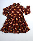 Collie Bamboo Turtleneck Twirl Dress