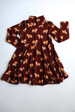 Load image into Gallery viewer, Collie Bamboo Turtleneck Twirl Dress
