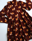Collie Bamboo Turtleneck Twirl Dress