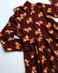 Collie Bamboo Turtleneck Twirl Dress