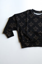 Load image into Gallery viewer, Fleur de lis Bamboo Sweatshirt
