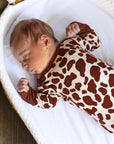 Animal Spots Bamboo Knotted Gown
