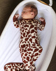Animal Spots Bamboo Knotted Gown