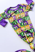 Load image into Gallery viewer, Mardi Gras Houses Bamboo Knotted Gown
