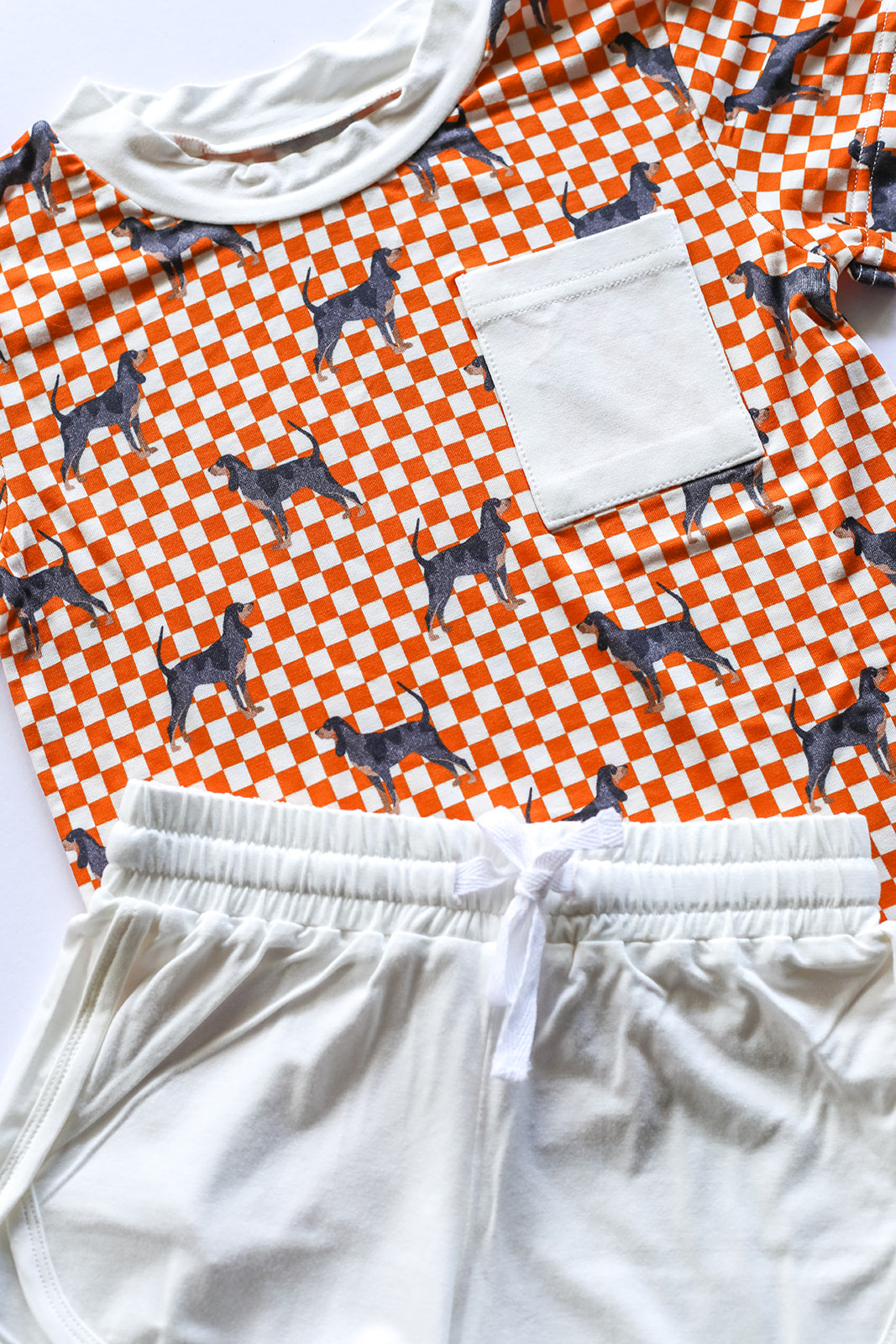 Coonhound Bamboo Varsity Short Set - T-shirt & Shorts