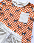Coonhound Bamboo Varsity Short Set - T-shirt & Shorts