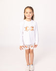 Orange Crab Bamboo Long Sleeve Tee