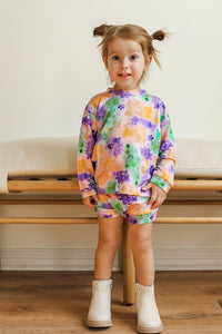 Ink Splat Bamboo Sweatshirt Set - Top & Bottom