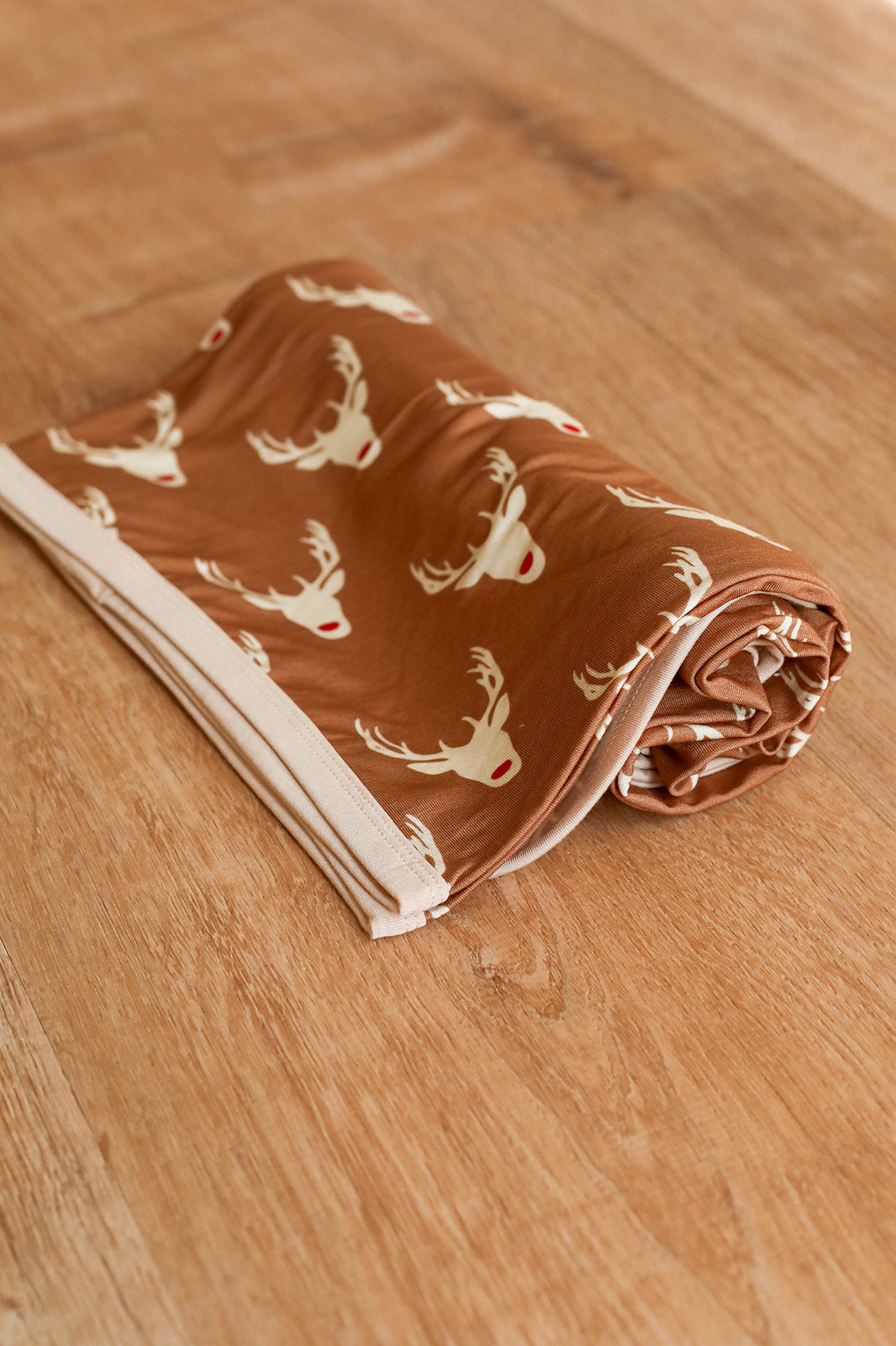 Reindeer Bamboo Swaddle Blanket