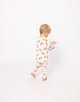 Orange Crab Double Zipper Bamboo Sleeper