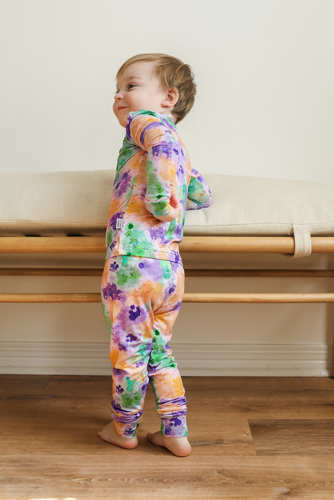 Ink Splat 2 Piece Bamboo Pajama Set