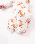 Orange Crab Bamboo Knotted Gown