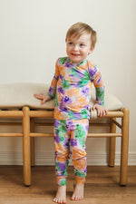 Load image into Gallery viewer, Ink Splat 2 Piece Bamboo Pajama Set
