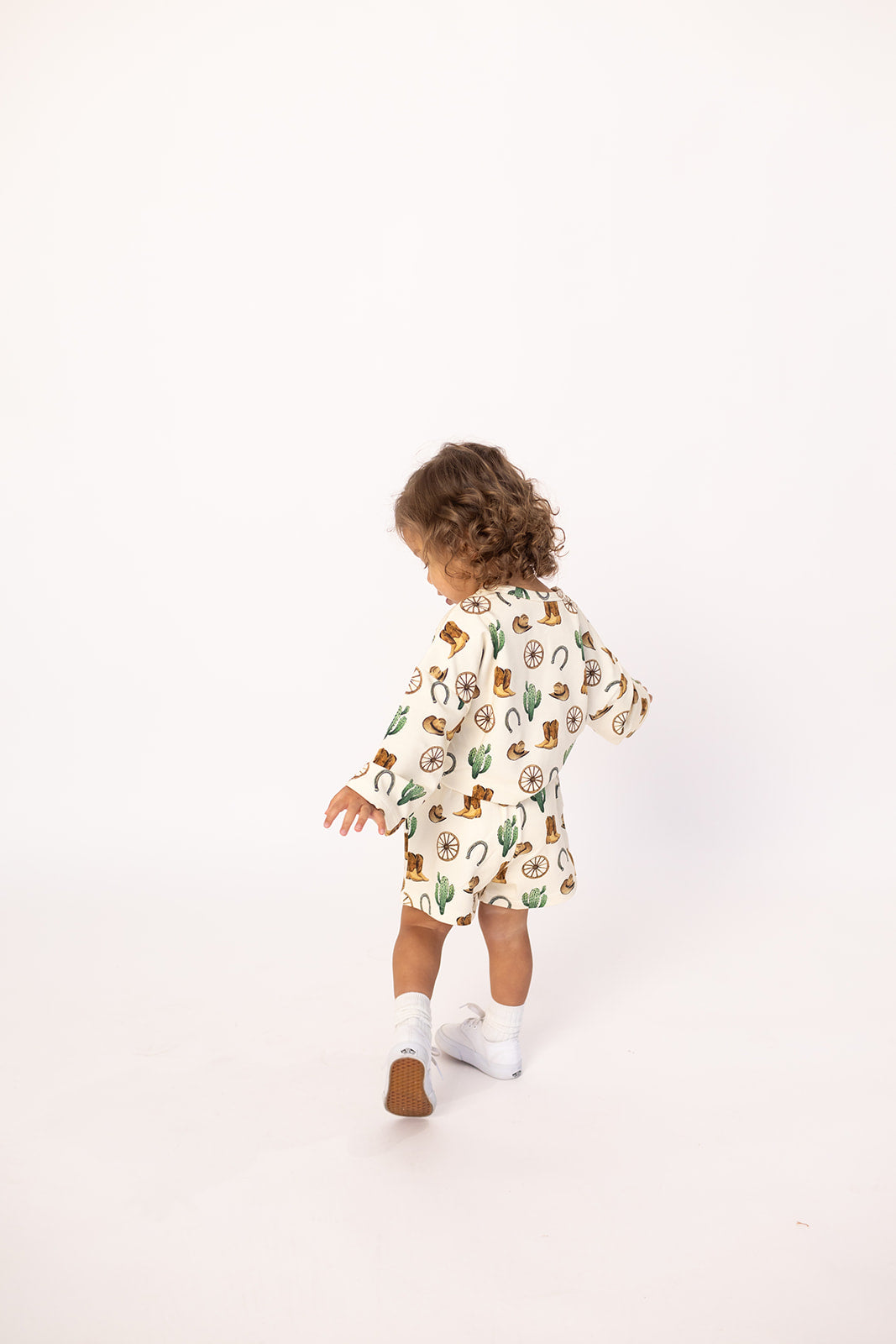 Western Bamboo Sweatshirt Set - Top &amp; Bottom