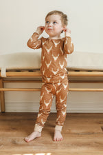 Load image into Gallery viewer, Reindeer 2 Piece Bamboo Pajama Set
