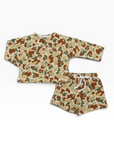 Camo Bamboo Sweatshirt Set - Top & Bottom