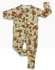 Camo Double Zipper Bamboo Sleeper