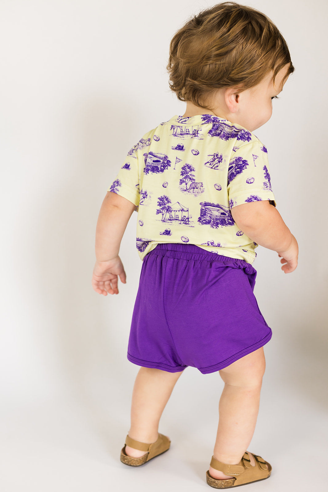 Tiger Toile Bamboo Varsity Short Set - T-shirt &amp; Shorts