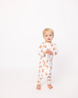 Orange Crab Double Zipper Bamboo Sleeper