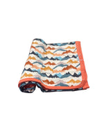 Load image into Gallery viewer, Mountain Print Bamboo Swaddle Blanket
