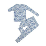 Load image into Gallery viewer, Blue Oyster 2 Piece Bamboo Pajama Set
