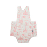 Load image into Gallery viewer, Pink Toile Bamboo Sun Bubble with Adjustable Straps
