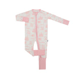 Load image into Gallery viewer, Pink Toile Double Zipper Bamboo Sleeper
