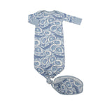 Load image into Gallery viewer, Blue Oyster Bamboo Knotted Gown
