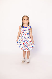 The Fourth Bamboo Tiered Twirl Dress - with Pockets